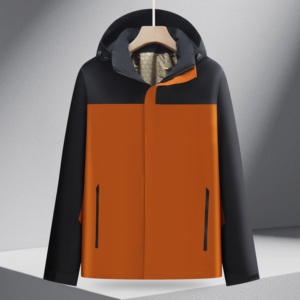 Veste <span class=keywords><strong>d</strong></span>'<span class=keywords><strong>hiver</strong></span> unisexe imperméable pour l'extérieur, coupe-vent épais pour la randonnée et la pêche, <span class=keywords><strong>manteau</strong></span> isolé long coupe-vent pour hommes et femmes - Product Image 1