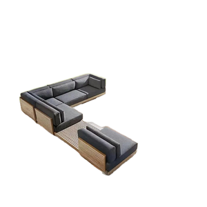 Moderno comodo salotto all'aperto sedia Design semplice corda di <span class=keywords><strong>legno</strong></span> <span class=keywords><strong>mobili</strong></span> <span class=keywords><strong>per</strong></span> Villa cortile Teak terrazza Hotel giardino esterno - Product Image 3