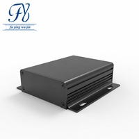 Boîtier de contrôle en aluminium anodisé 84*25mm pour électronique, boîtier de carte PCB IP54, boîte de jonction avec bride de montage, personnalisable, léger