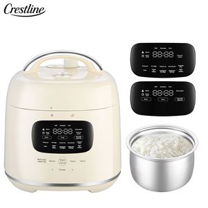Mini Arrocera de Acero Inoxidable de 3L de Capacidad con Olla Interior Antiadherente, Accesorios para el Hogar y Hoteles, Cuchara para Calentar y Cocinar Alimentos - Product Image 3
