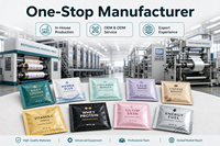 Sachets d'échantillons personnalisés de 1 ml, 3 ml, 5 ml, étanches, thermoscellables, en aluminium, pour crème, lotion, crème solaire, cosmétiques