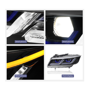 Pour <span class=keywords><strong>BMW</strong></span> Série 3 <span class=keywords><strong>E90</strong></span> E91 2005-2012 : Ensemble de phares LED améliorés avec DRL et clignotants séquentiels <span class=keywords><strong>318i</strong></span> 320i 325i 335i - Product Image 2
