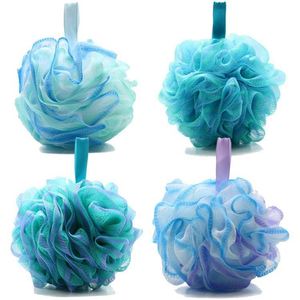 Esponja de Baño Ovalada Grande, Estilo Simple, con Toalla de Malla para Frotar y Bola de Baño Espumadora - Product Image 1