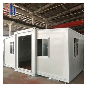 SH 45 pieds autres 3 lits Camping toilette solaire chantier de Construction Mobile épissé pliable conteneur maison maisons en direct réel