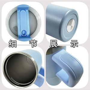 Childrens Tumbler 420ml Double Wall Vacuum Insulated With Straw Travel Cup - Product Image 3