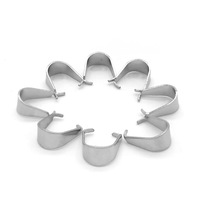 18K Plaqué Or Laiton Melon Graines Bijoux Fermoir DIY Pendentif Clip Connecteur Pincer Bail Entièrement Stocké Chaîne Accessoire Résultats Sac