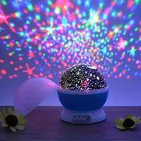 Regalo para niños 16 mini luz LED veilleuse Star Master Dream cambio de color proyección giratoria