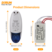 Transformador Electrónico OEM de 12V con Salida Única, 22-60W, 220-240V, 50/60Hz para Lámpara Halógena
