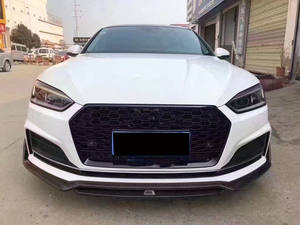 ลิ้นกันชนหน้าคาร์บอนไฟเบอร์สำหรับ <span class=keywords><strong>Audi</strong></span> <span class=keywords><strong>A5</strong></span> ปี 2017-2020 พร้อมช่องระบายไอเสีย - แบบติดตั้งง่าย ใช้ได้กับรถทุกรุ่น - Product Image 4