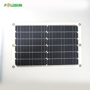 Panneau solaire flexible à haute efficacité 20W 30W <span class=keywords><strong>50W</strong></span> pour panneau photovoltaïque solaire de camping de canotage de RV - Product Image 1