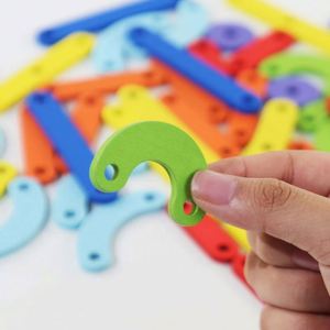 2 Player Brain Teaser Battle Game Pattern <b>Puzzle</b> Toys Montessori STEM Creative Board Toy for Kids - Product Image 5