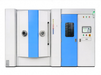 Machine de revêtement ionique sous vide à grande chambre AsiaLink, système de dépôt physique par évaporation (PVD) pour la décoration et le placage des tôles d'acier inoxydable