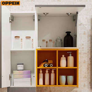Oppein-estuche laminado de diseño <span class=keywords><strong>italiano</strong></span>, mueble de baño, tocador - Product Image 3