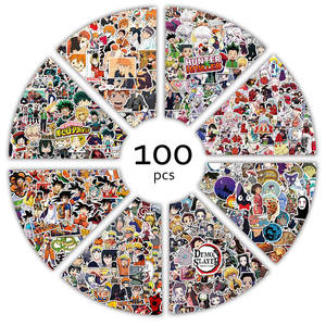 Wowei 100 phim hoạt hình Nhật Bản Bộ sưu tập lớn dán graffiti toàn thời gian Thợ Săn Bóng chuyền tuổi teen ma sát thủ Vali Sticker - Product Image 1
