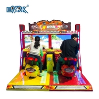 Simulateur de course de Moto de luxe à deux joueurs, Machine de jeu de conduite de Moto Super