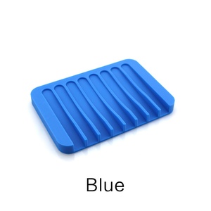 Al por mayor: Jabonera de plástico y silicona sencilla, bandeja de drenaje para ducha, soporte para esponja de cocina, accesorio de baño - Product Image 4