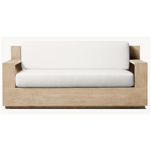 Meubles de jardin en teck massif de luxe, ensemble de canapés de patio en teck pour l'extérieur - Product Image 6
