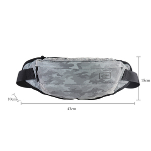 Casual Fashion Hiphop Waist Belt Sport <b>Backpack</b> Bag Branded Fanny Packs Pillow <b>Water</b> Proof Unisex Geometric Nylon Zipper Weilid - Product Image 4
