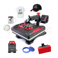 Nouveau 8in 1/4in1 transfert de chaleur presse Machine couleur imprimante estampage à chaud dispositif outils Kits pour bricolage tasse plaque t-shirts coque de téléphone
