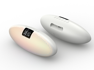 Sveglia Digitale con Altoparlante Bluetooth, Rumore Bianco, Bassi, Luce RGB, Supporto BT USB TF AUX FM, Portatile da Viaggio, Regali all'Ingrosso - Product Image 4