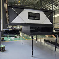 Camper 4x4 sur mesure, étanche, en aluminium, avec toit relevable, pour aventures en plein air