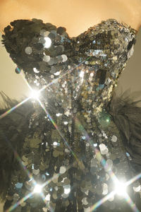 Sexy Strapless Lantejoula Penas Espartilho Saia 2 Peça Outfit Set Show Wear Club Prom Roupas Mulheres Backless Dinner Party Dress - Product Image 6