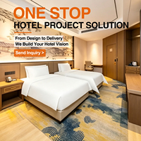 Projet clé en main pour hôtels professionnels, OEM ODM, mobilier d'hôtel sur mesure, mobilier de chambre à coucher moderne de luxe, ensembles de chambre à coucher pour hôtels 5 étoiles
