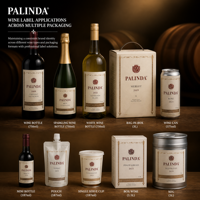 Etiqueta BOPP Personalizada con Lámina Dorada, Resistente al Agua, con Logotipo para Alimentos, Miel, Vino Tinto y Cosméticos, Adhesivo para Botellas