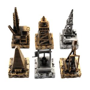 油田公司丝网印刷定制3D金属象棋石油钻井工艺礼品国际促销礼品 - Product Image 1