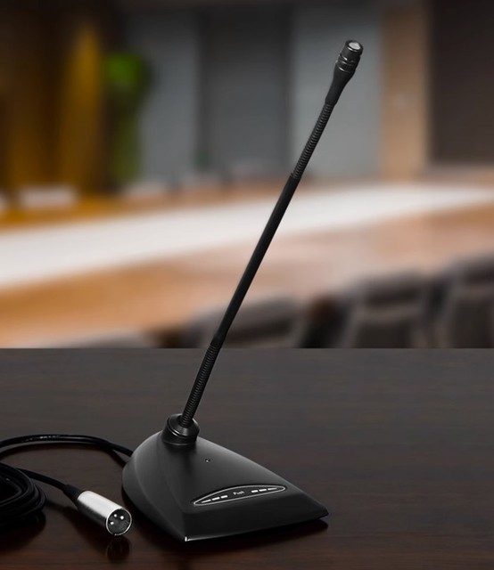 MX412D/C-E MX418D/C Wired Gooseneck Microphone Desktop Table XLR 3Pin 48V Phantom Power Zoom Meeting Conference Room Microphone