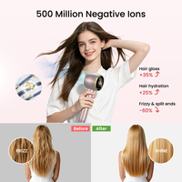 Sèche-cheveux professionnel à affichage animé, haute vitesse, marque OEM, pour la maison