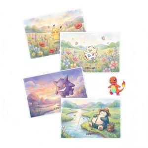 YQ Wholesale 100 feuilles Nouveaux panneaux de fan art Pokémon Fantasy Journey, jeu de cartes à collectionner, écologiques, pour cadeaux de fête - Product Image 3