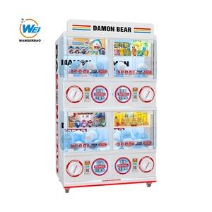 Oferta <span class=keywords><strong>Especial</strong></span> Wangerbao DAMONBEAR: Máquina Expendedora <span class=keywords><strong>de</strong></span> Juguetes en Cápsula Gachapon/Gacha Personalizable <span class=keywords><strong>de</strong></span> 4 Gabinetes para Niños - Product Image 1