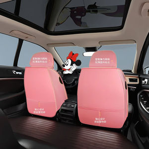 Fundas de Asiento Delantero para Automóvil Autobuy de Lino de Lujo, Antiarañazos, Juego Completo de 9 Piezas, para Todas las Estaciones, para la Mayoría de los Sedanes y SUV - Product Image 6