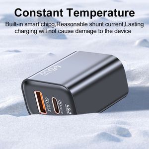 Chargeur rapide Type C le plus vendu, adaptateur secteur USB-C 45W à charge rapide, boîte de chargeur A+C pour iPhone pour Huawei - Product Image 4
