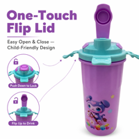 Boîte à lunch pour enfants d'école en PP de qualité alimentaire, à double couche, multi-compartiments, scellée, résistante à la chaleur, avec motif de dessin animé