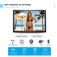 Lecteur d'affichage numérique LCD mince de 7 pouces OEM avec prise en charge de l'animation SDK pour la publicité sur les étagères des supermarchés, USB, SD, montage mural VESA, télécommande