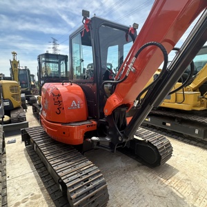 Excavatrice Kubota d'occasion bon marché et U55-4 kx avec de faibles heures de travail mini excavatrice machines de construction d'occasion - Product Image 4