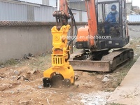 Compacteur à plaques vibrantes hydrauliques pour excavatrices, usage construction, personnalisable