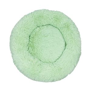Lieferant Verkauf Grün Runde Form Katzen haus Gemütliche Ruhe Hundes ofa Wasch bares Bett Für Haustier Welpen Und Kitty - Product Image 1