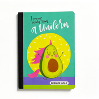 Cuaderno Escolar Personalizado de Tapa Blanda 210x155mm, 80 Hojas, Papel Rayado, Encuadernación Cosida, Lomo Negro, Impresión OEM