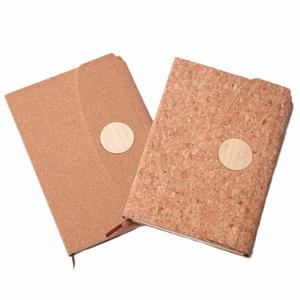 Agenda/Libreta de Negocios A5 Personalizada Ecológica con Impresión, Libreta de Direcciones, Planificador - Papel Certificado, Cubierta de Corcho, Cosido con Hilo - Product Image 1