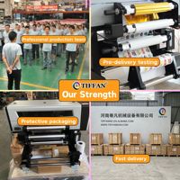 Petite entreprise UV DTF imprimante A2 feuille Dtf autocollant rouleau à rouleau intégration automatique plastifieuse Machine Foilprinter