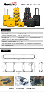 ロングボックスは、銃モデルを保管するために使用されます。それは高强度および高圧テストに适応することができます。狩猟用の防潮ボックス。 - Product Image 4