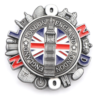 Fournisseur d'usine, articles souvenirs personnalisés de Londres, Royaume-Uni, aimants de réfrigérateur, verres à shot, porte-clés, chopes à bière, flacons à liqueur, artisanat en métal
