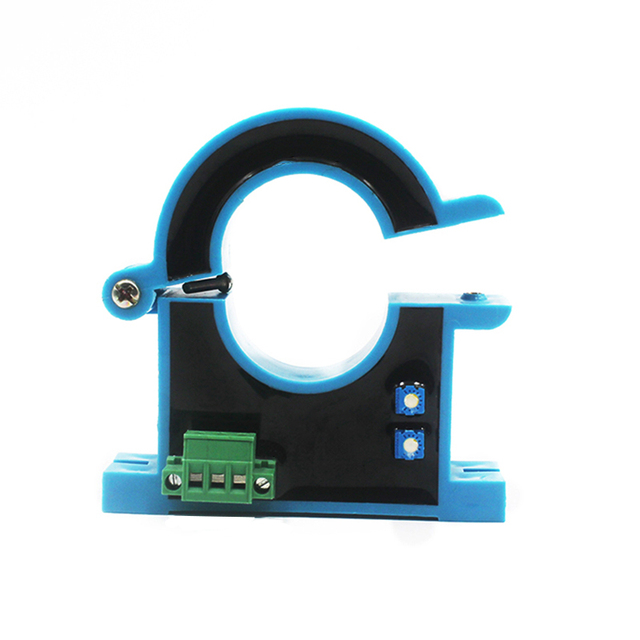 AC Current Sensor 5A 10A 50A 100A 200A 300A 400A / 4 20mA +24V DC Current Transmitter Hall Current Transducer Split