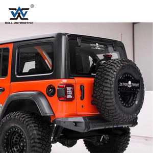 Parachoques trasero de coche de venta de fábrica para Wrangler JL Predator IV parachoques trasero todoterreno manganeso acero aluminio magnesio aleación Bull Bar - Product Image 3