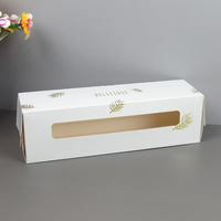 Vente en gros de mini boîte de gobelets à gâteaux en papier cartonné personnalisé emballage de beignets pour boulangerie avec impression sur fenêtre boîte à biscuits pour biscuits