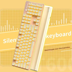 Mechanical Feel Silent Wireless Keyboard Waterproof Office Keyboard For Laptop <b>Computer</b> Gift Keyboard And Mouse Combo Set - Product Image 4