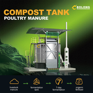 Bolong Bolong 11ffg-102 Bibo, Equipos para la Fermentación de Estiércol de Pollo, Máquinas para la Elaboración de Compost, Fermentación de Estiércol - Product Image 5